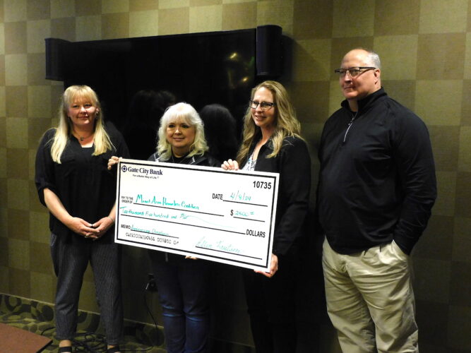 Banker donates anniversary gift to homeless coalition | News, Sports